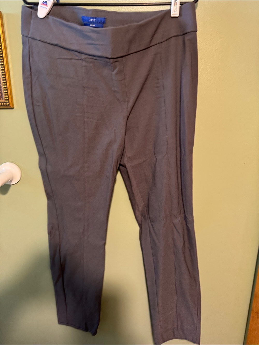 Apt. 9 Women's Cropped Stretch Dress Pants in Gray